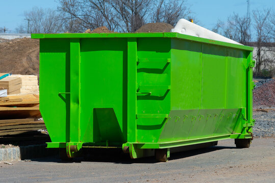 Garbage Trash Or Waste Dumpster Full Of Household Junk Concept Of Cleaning Cleanup Hoarding And Disposal 